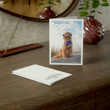 Load image into Gallery viewer, Local Life Cover Greeting Card Dog Series • The Service Issue - July 2022